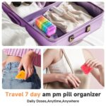 Weekly 7 Day Rainbow Color Pill Organizer Box - Image 4