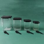 Plastic Air Tight Containers Storage (4 Pc Set With 4 Spoon) - Image 6