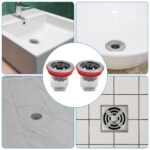 Plastic Odour Proof Floor Drain Sink Drain for Toilet Bathroom Kitchen (1 Pc) - Image 7