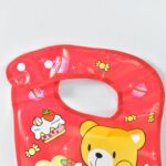 Multifunctional Waterproof BPA Free Reusable Soft Fabric Plastic Baby Bib (1 Pc) - Image 3