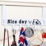 Heavy-Duty Carbon Steel Door Hook Hanger Rack (2 pc / 6 Hook / White) - Image 6