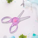 Plastic Child-Safe Scissor (1 Pc / Mix Color) - Image 6