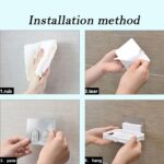 Self-Adhesive Wall Mount Plastic Soap Dish with Drain Slots - Image 3