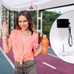 Outdoor Sport Glass Water Bottle With Steel Lid / 500 Ml Approx) - Image 3