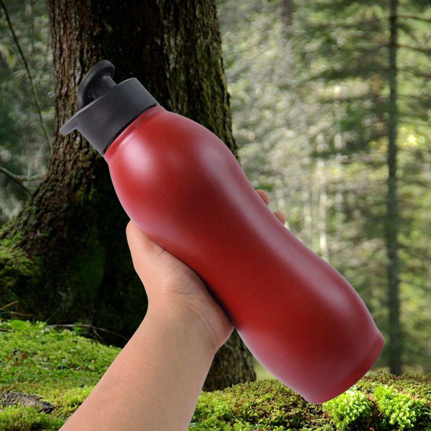 04_6078fefb-c212-41a9-8bf1-64eb03593b52 Stainless Steel Water Bottle (1000ML / Mix Colour / 1 Pc / Matte) - Image 1