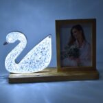 Duck Shape Cystal Led Lamp & Photo Frame Night Lamp | Wedding Gift | love couple - Image 4