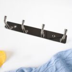 Stainless Steel Wall Mounted Coat 4 Hook Rack (20x3 / 1 Pc) - Image 8