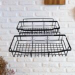 Metal Shower Basket / Canddy, for Bathroom Organiser (5 Pc Combo) - Image 6