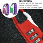 Anti-theft Dial Lock, Padlock, 3-Digit, Built-In Wire (1 Pc) - Image 7