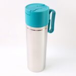 Stainless Steel Fresh Oil Pourer Bottle with Flip Lid and Handle Approx 1000ML (1 Pc) - Image 5