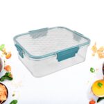 Multipurpose Plastic Containers / Lunch Boxes (3 Pcs Set / 1500, 750, 350 ML Approx) - Image 3