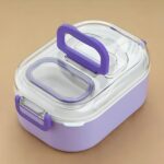 Multi-Functional 1 Set Leakproof Lunch Box with Cutlery & Tumbler - Image 3