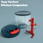 Apex Speed-X Hand-Powered Vegetable Chopper (1000 ML) - Image 3