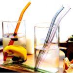 Reusable Glass Straws Clear Glass Drinking Straw (5 pcs Set) - Image 6