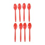 Reusable Home Dining Plastic Spoons (8 Pc) - Image 5