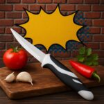 Ritu  Sharp Stainless Steel Blade Zebra Kitchen Knife - Image 6