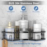 Iron Coating Self-Adhesive Corner Shelf Organizer (2 Pc) - Image 5