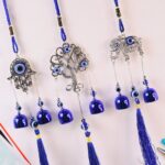 Metal Evil Eye Wind Chime Bells (Mix Design / 1 Pc) - Image 5