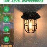 Solar Lantern Wall Lights Fixtures with Motion Sensor (1 Pc) - Image 3