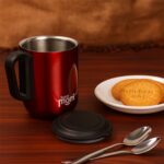 Stainless Steel Metallic Coffee Mug Approx 300ml (1 Pc) - Image 7