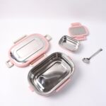 Qunic Stainless Steel Snack Lunch Box (With Small Box) - Image 5
