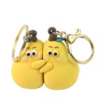2-in-1 Cute Cartoon Couple Keychain - Image 5