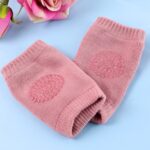 Pink Toddler Wool Knit Leg Warmer (Knee Guard) - Image 4