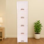 Multi-Purpose 5-Layer Plastic Storage Drawer Cabinet for Home and Office - Image 7