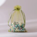 Small Potli Gift Bags, Small Mesh Bags Drawstring Gift Bags (1Pc / 12×10 Cm) - Image 6