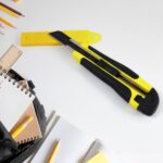 Cutter Knife Set with 1 Replacement Blades, Cutter Knife Advanced Tool (1 Pc / Mix Color) - Image 7