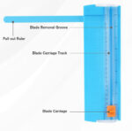 Paper Cutter, A5 Mini Paper Cutter, Portable Paper Cutting Machine (1 Pc / Mix Color) - Image 6