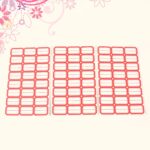 Multipurpose Writable Blank Label Sticker Sheets (1 Sheet) - Image 4