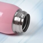 Thermos steel Double Wall Vacuum Bottle With Cover & Strap 600ml Approx - Image 6