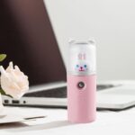 Portable Mini Facial Steamer – USB Rechargeable Nano Mist Sprayer with Cute Cartoon Design - Image 6