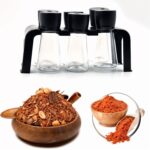 6-Piece Plastic Spice Jar Set with Stand - Image 7