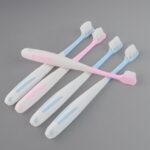 Multipurpose Travel-Friendly Toothbrush Holder with 5 Soft Bristle Toothbrushes - Image 4