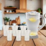 Apex Unbreakable Lemon Jug Set with 6 Glasses – 1200ML Jug + 300ML Glasses Approx - Image 7
