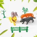 TTG Small Wild Animal Toy Set for Kids (Pack of 4 Animals) - Image 6