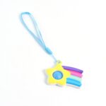 Stress Relief Silicone Push Fidget Toy Keychain for Kids (1 Pc) - Image 5