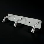Stainless Steel Wall Mounted Coat 3 Hook Rack (14x3 / 1 Pc) - Image 3