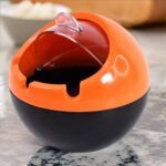 Ball Ashtray PP Plastic Windproof with Lid Indoor Outdoor Patio Car Portable Ashtray - Image 4