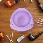 Oblivion Transparent Pueple Plastic Ashtray (1 Pc) - Image 3