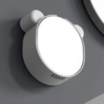 Plastic Cute Panda Soap Box – Wall Mounted Flip-Top Drain Soap Case (1 Pc) - Image 6