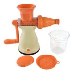 Apex Manual Carrot and Fruit Juicer – Heavy-Duty (1 Pc With Glass) - Image 5