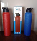 Stainless Steel Water Bottle, Fridge Water Bottle (1000ML / Mix Colour / 1 Pc) - Image 7