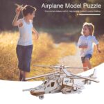 3D Wooden Aircraft Puzzle DIY Assembly Kit (Mix Design – 1 Set) - Image 9