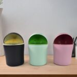 Apex Mini Tabletop Dustbin (1 Pc / 1200 ML / Mix Color) - Image 4