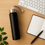 Portable Stainless Steel Water Bottle with Strap (Approx 250ML) - Image 3