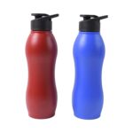 Stainless Steel Water Bottle (1000ML / Mix Colour / 1 Pc / Matte) - Image 5