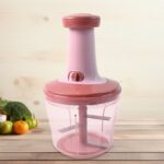 Apex  Quba Push Chopper with Stainless Steel Blades (1000ml) - Image 7